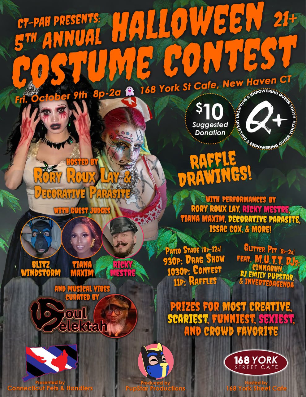 CT-PAH 5th Annual Halloween Costume Contest flyer